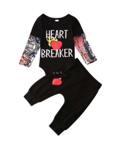Heart Breaker Romper and Pants Set