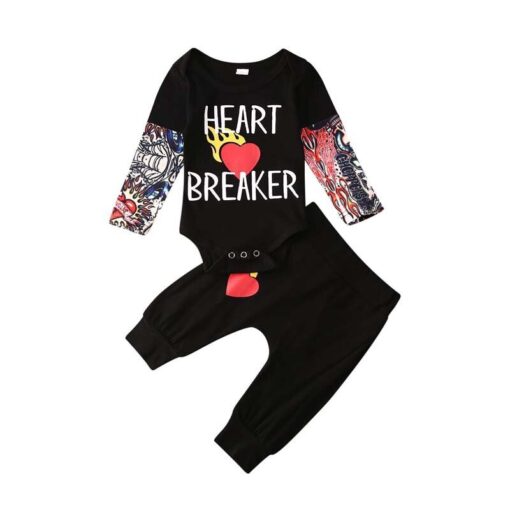 Heart Breaker Romper and Pants Set