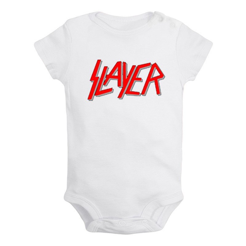 Slayer Short Sleeve Onesie I Metal Baby Clothes I Rock Baby Clothes